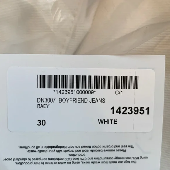 Raey Women's White Jeans - Picture 5 of 5